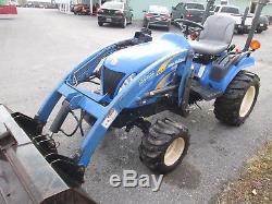 2008 New Holland T1110 HST 4x4 diesel with loader HST PTO used compact 1020 hrs