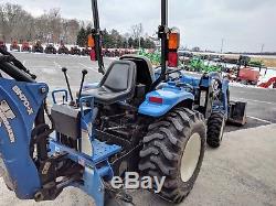 2009 New Holland T2210 Tractor Loader Backhoe 31 HP Diesel Hydrostatic 782 Hours