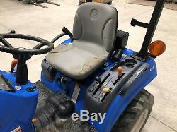 2010 New Holland Boomer 1025 Compact Loader, Belly Mower Tractor 4x4