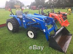 2010 New Holland T1510 4x4 Diesel Compact Tractor with Front End Loader