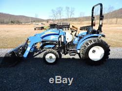 2011 New Holland Boomer 30 4X4 Diesel Compact Farm Tractor Loader 3 Point Hitch