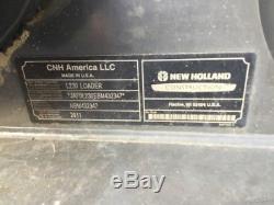 2011 New Holland L230 Skid Steer Loader with Cab NO DOOR SELLING AS IS