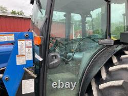 2011 New Holland TN70DA 4x4 70Hp Utility Tractor with Cab & Loader Clean 300Hrs