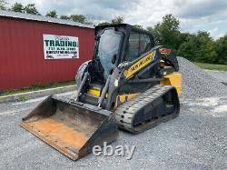 2012 New Holland C238 Compact Track Skid Steer Loader with Cab 2Spd Only 2200Hrs