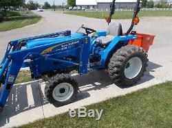 2012 New Holland T1520 35hp Compact Tractor With Loader Na# 164031