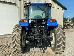 2013 NEW HOLLAND T4.105A TRACTOR With LOADER, CAB, 4X4, 3 POINT, 540 PTO, 544 HOUR