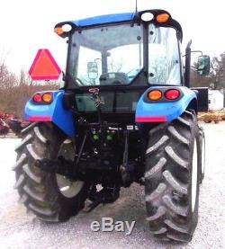 2013- NH T4.75 Cab 4x4 & Loader Low Hrs. Ships @ $1.85 per loaded mile