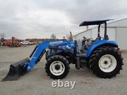 2013 New Holland T4.105, 4WD, NH 665TL Loader, 12 Spd Power Shuttle, 2,547 Hours