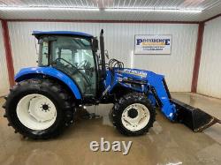 2013 New Holland T4.75 4wd Cab Tractor Loader