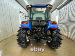 2013 New Holland T4.75 4wd Cab Tractor Loader