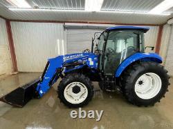 2013 New Holland T4.75 4wd Cab Tractor Loader