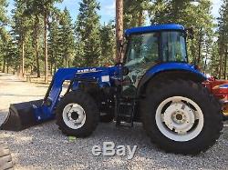2013 New Holland TS6.110 Tractor 4WD Enclosed Cab with 835TL Loader