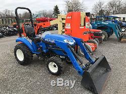 2014 New Holland Boomer 24 Compact Tractor, 4wd, Hydrostatic, Loader, 120 Hours