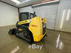 2014 New Holland C227 Cab Compact Track Loader With Ac/heat