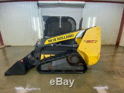 2014 New Holland C227 Cab Compact Track Loader With Ac/heat