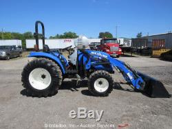2015 New Holland Boomer 41 Utility Ag Farm Tractor 4WD Diesel 40HP Loader NEW