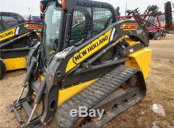 2015 New Holland C232 Compact Track Skid Steer Loader with Cab Only 900 Hours