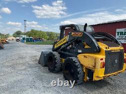 2015 New Holland L223 Skid Steer Loader with Solid Tires Only 900Hrs