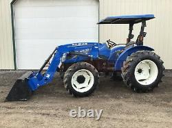 2016 NEW HOLLAND 70 WORKMASTER TRACTOR With LOADER, 3 PT, 540 PTO, 4X4, 370 HRS