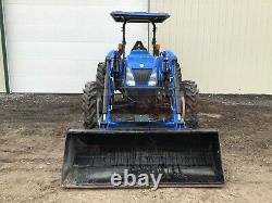 2016 NEW HOLLAND 70 WORKMASTER TRACTOR With LOADER, 3 PT, 540 PTO, 4X4, 370 HRS