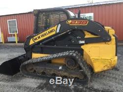 2016 New Holland C238 Compact Track Skid Steer Loader with Cab Only 900Hrs