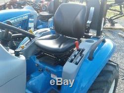 2017 NEW HOLLAND BOOMER 24 COMPACT TRACTOR With LOADER & MOWER! 9.7 HRS! HYDRO