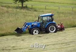 2018 NEW HOLLAND WORKMASTER 75 with 72 Loader and Cab Hi Vis Screen Weights