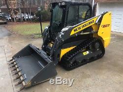 2018 New Holland C227 Compact Track Loader withCab, A/C Heat, Stereo ONLY 36 HRS