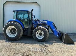 2019 NEW HOLLAND POWERSTAR 100 TRACTOR With LOADER, CAB, 540 PTO, HEAT AC, 807 HRS