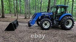2019 NEW HOLLAND POWERSTAR 120 With LOADER TRACTOR BUCKET + HAY SPEAR 4x4 EROPS