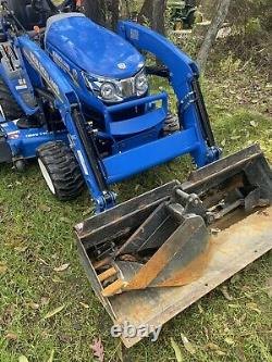 2019 New Holland Workmaster 25s Loader Backhoe 60' Mower Only 280 Hours Clean Pa