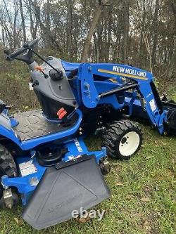 2019 New Holland Workmaster 25s Loader Backhoe 60' Mower Only 280 Hours Clean Pa