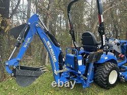 2019 New Holland Workmaster 25s Loader Backhoe 60' Mower Only 280 Hours Clean Pa