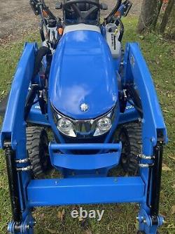 2019 New Holland Workmaster 25s Loader Backhoe 60' Mower Only 280 Hours Clean Pa