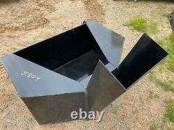 3/4 YARD CONCRETE BUCKET ATTACHMENT Bobcat Skid Steer Loader Cement Sand Water