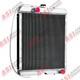 3 ROW RADIATOR Fit NEW HOLLAND SKID STEER LOADER C175 C185 CASE 410 420 430 440