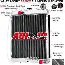 3 Row Radiator Fit New Holland Skid Steer Loader C175, C185 Case 410 420 430 440