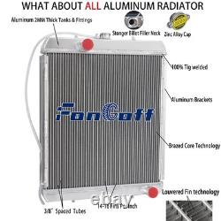 3 Row Radiator Fits New Holland Skid Steer Loader C175/c185 Case 410 420 430 440