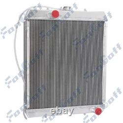 3 Rows RADIATOR FIT NEW HOLLAND SKID STEER LOADER C175/C185 CASE 410 420 430 440