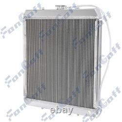 3 Rows RADIATOR FIT NEW HOLLAND SKID STEER LOADER C175/C185 CASE 410 420 430 440