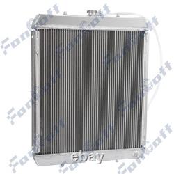 3 Rows RADIATOR FIT NEW HOLLAND SKID STEER LOADER C175/C185 CASE 410 420 430 440