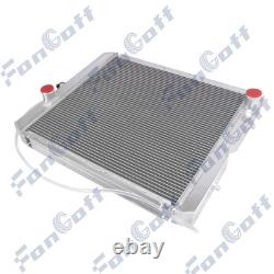 3 Rows RADIATOR FIT NEW HOLLAND SKID STEER LOADER C175/C185 CASE 410 420 430 440