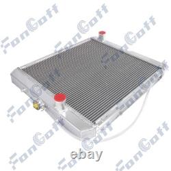 3 Rows RADIATOR FIT NEW HOLLAND SKID STEER LOADER C175/C185 CASE 410 420 430 440
