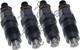 4 Fuel Injectors SBA131406360 for ISM Engine N844 New Holland Loader C175 L140