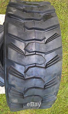 4 NEW 12-16.5 Skid Steer Tires 12 ply rating -12X16.5 -For New Holland loader