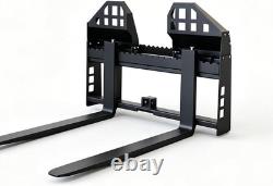 46 Skid Steer Tractor Quick Attachment Frame With 2 Receiver & 48 Blades 4000LB