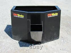 5/8 Cubic Yard Concrete Dispensing Bucket Attachment Fits Skid Steer Loader