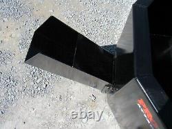 5/8 Cubic Yard Concrete Dispensing Bucket Attachment Fits Skid Steer Loader