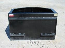 5/8 Cubic Yard Concrete Dispensing Bucket Attachment Fits Skid Steer Loader