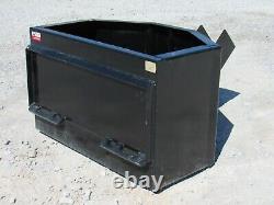 5/8 Cubic Yard Concrete Dispensing Bucket Attachment Fits Skid Steer Loader